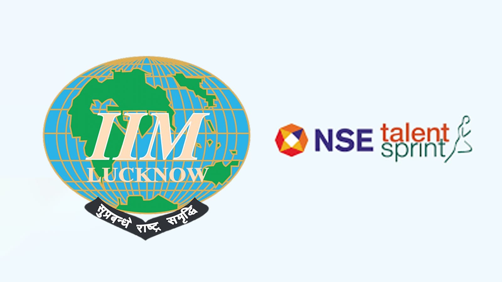 Representational logos of IIM Lucknow and Talentsprint