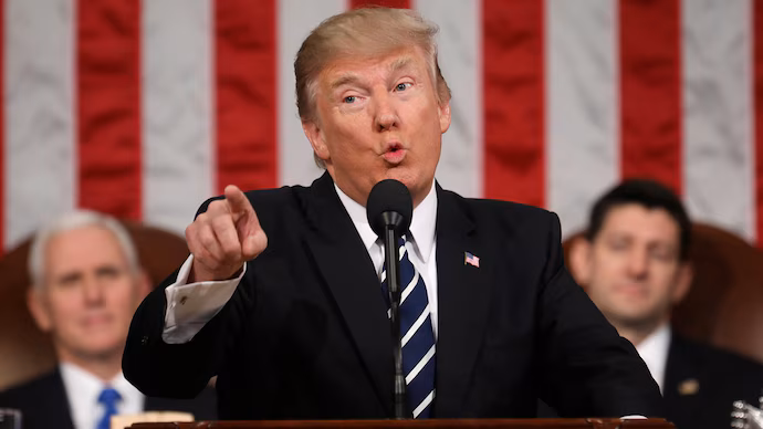 US President Donald Trump 