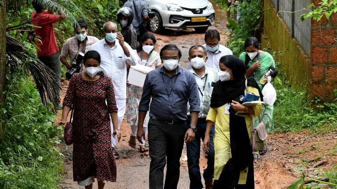 Team inspecting Nipah virus outbreak