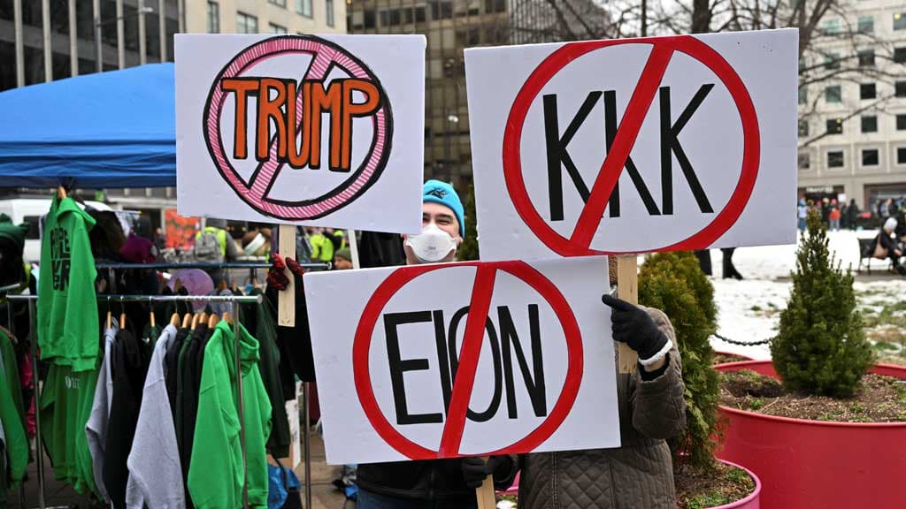 Protest against Trump