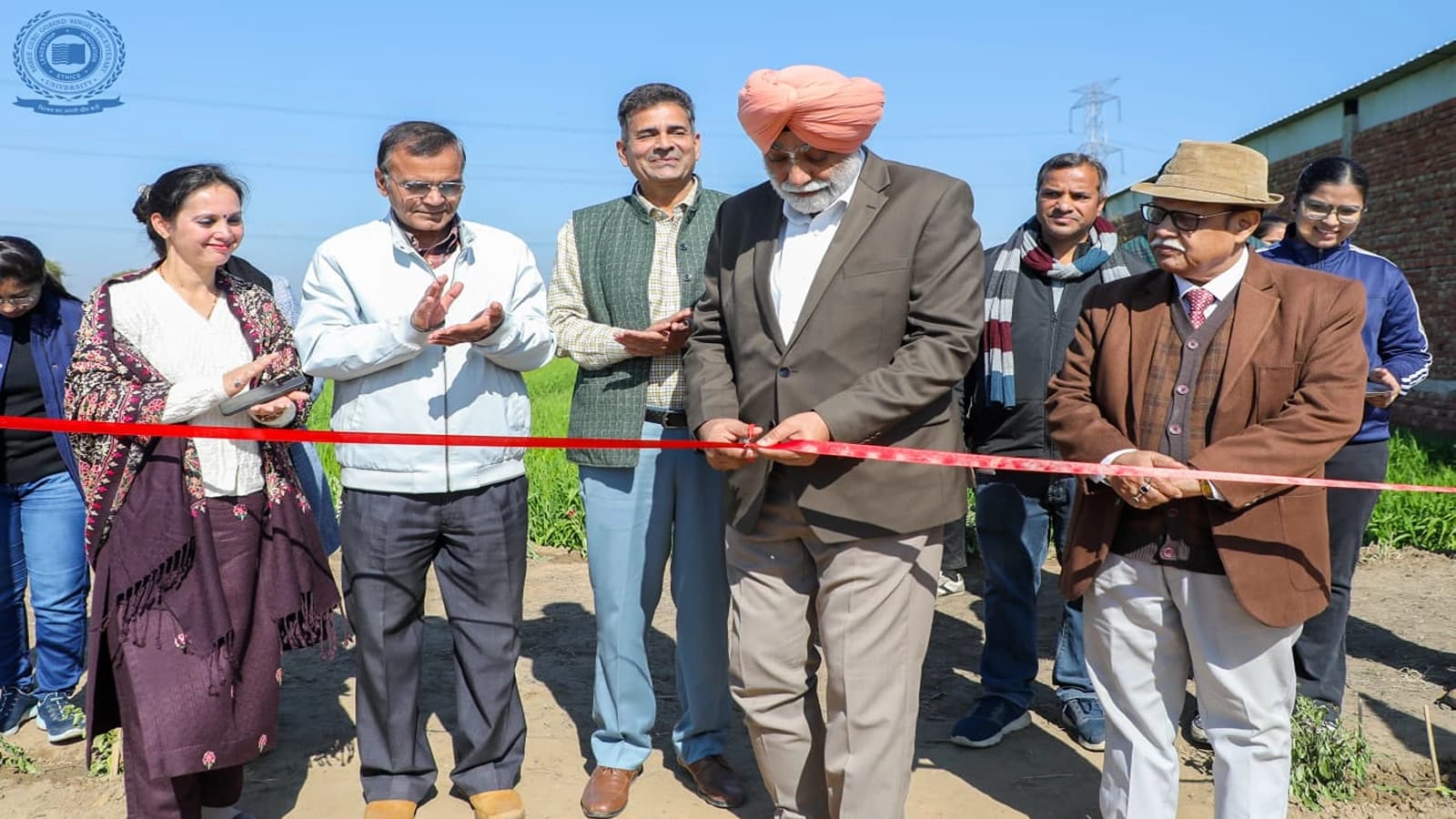 SGT University farming cultivation of low-chilling varieties of apple, pear, peach and plum in South Haryana.