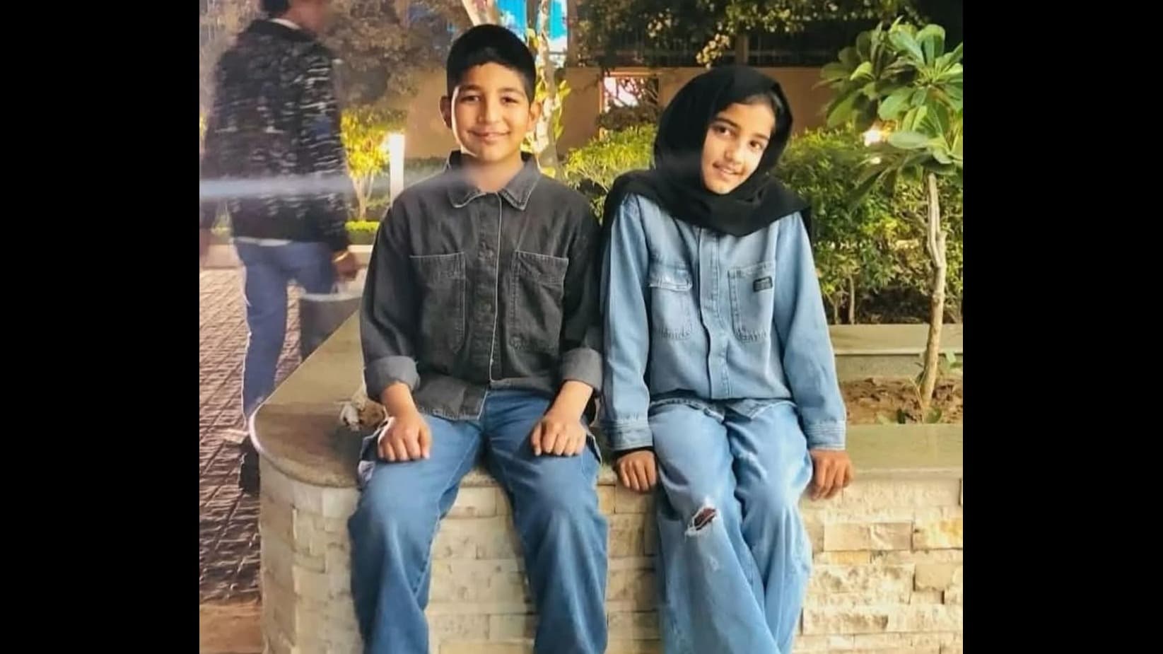 Urba and Zain — 12-year-old twins. Pic courtesy: social media
