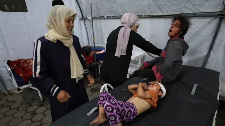 school bombed in Gaza