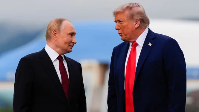 US President Donald Trump and Putin